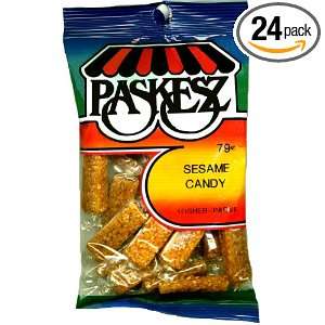 Paskesz Sesame Candy, 3.5 Ounce Bags Grocery & Gourmet Food