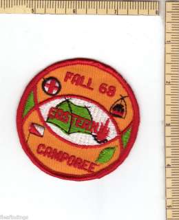 Boy Scouts Patch Fall 1968 Eastern Camporee Tent Fire  