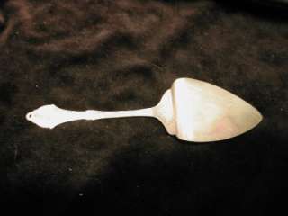 Webster sterling 5 3/16 long pastry server lily of the valley handle 
