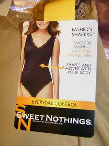 MAIDENFORM/SWEET NOTHING*LACE TRIM BODYBRIEFER M XL 2XL 014671010473 