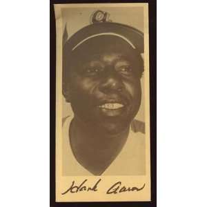  Vintage Hank Aaron Lifetime Home Run Pamphlet EX+   Sports 