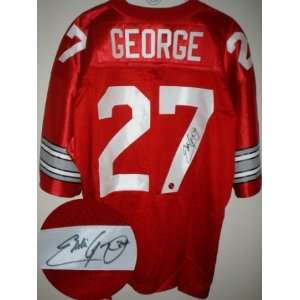  Eddie George Signed Ohio State Buckeyes Jersey