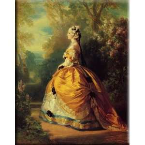 The Empress Eugenie a la MarieAntoinette 13x16 Streched Canvas Art by 