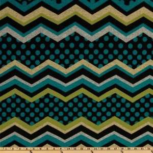  58 Wide Stretch Sweater Knit Abstract Teal Fabric By The 