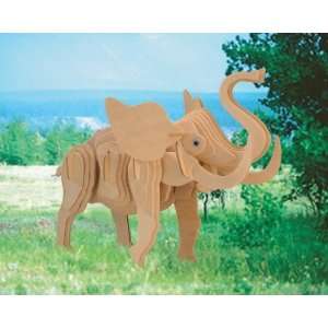  Puzzled   3D Natural Wood Puzzles   LITTLE ELEPHANT (53 