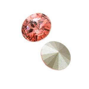  Swarovski Crystal #1122 14mm Rivoli Beads Rose Peach F (2 