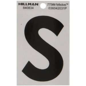  The Hillman Group 840834 3 Inch Letter S Reflective Square 