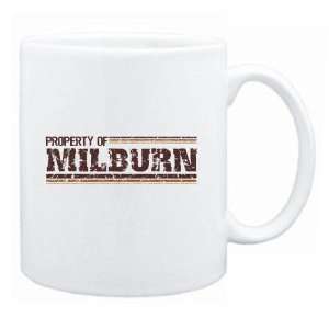  New  Property Of Milburn Retro  Mug Name