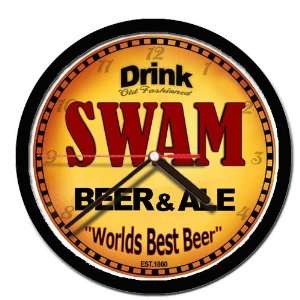  SWAM beer and ale cerveza wall clock 