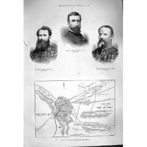    1879 PLAN CABUL AFGHANISTAN BULLER DORAN MASSY WAR