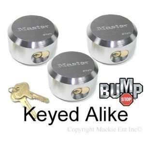   Hidden Shackle Keyed Alike Locks #6271NKA 3 BUMP PROOF Automotive
