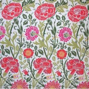  54 Wide Mingei Floral Pumpkin Fabric By The Yard Arts 