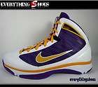 Nike Hyperize Supreme White Gold Purple LA Lakers Pau Gasol Basketball 
