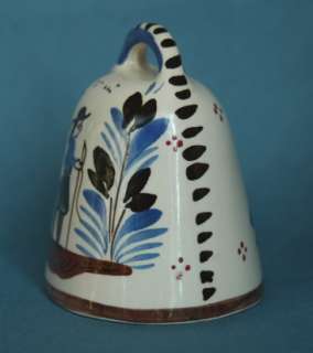 HB Quimper PC Faience France Ceramic Bell  