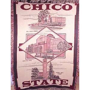  California State University Chico State Throw Blanket 