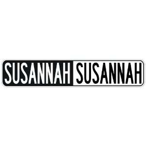   NEGATIVE SUSANNAH  STREET SIGN