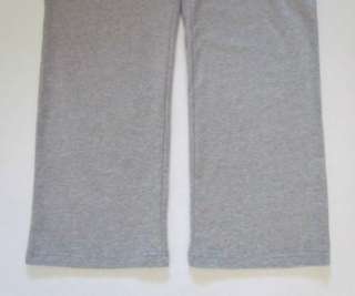   Heather Grey French Terry Work Out Athletic Fitness Lounge Pants 1X