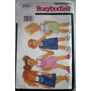   and Children    Butterick Busybodies 3961    New 