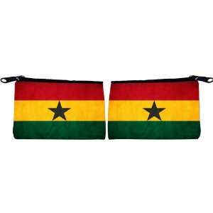  Rikki Knight Ghana Flag Scuba Foam Coin Purse Wallet 