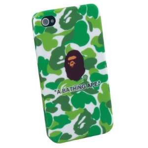    Monkey Pattern Hard Case For Apple iPhone 4G green Electronics