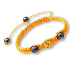  Idolise Bracelet Gold Sparkly & Magnetite Beads Jewelry