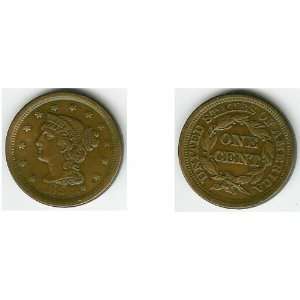  1854 Large Cent 