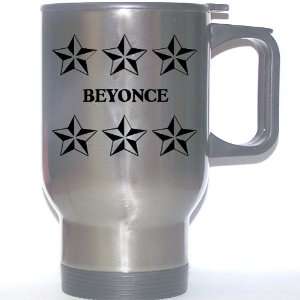  Personal Name Gift   BEYONCE Stainless Steel Mug (black 