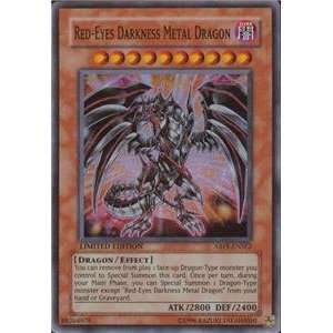  Red Eyes Darkness Metal Dragon Super Rare Toys & Games