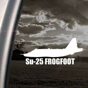  Su 25 FROGFOOT Decal Military Soldier Window Sticker 