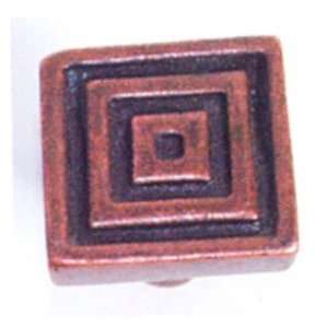   quot Small Square Knob Or 102 Antique Matte Copper