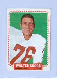 1964 Topps Football WALTER SUGGS Oilers SP #84 EX MT  