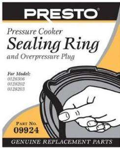 Presto Pressure Cooker Gasket Sealing Ring 09924  