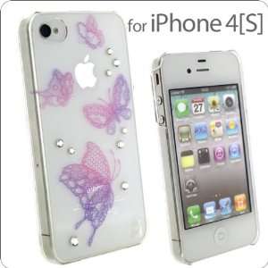  iDress Clear Cover with Swarovski Crystal for iPhone 4S/4 