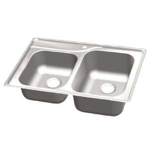  WELLS T203A GREAT LAKES TOP MOUNT STAINLESS STEEL SINK 