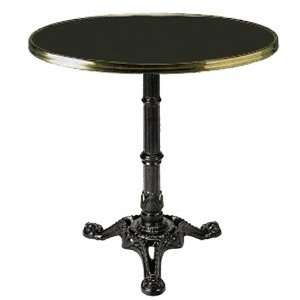  28 Black Top French Brasserie Cafe Table