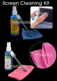 Laptop LCD Monitor Plasma Screen Cleaner Cleaning Kit  