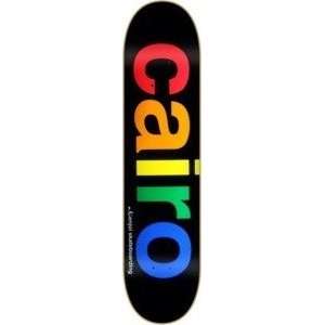 Enjoi Cairo Foster Resin 7 Spectrum Black Skateboard Deck   7.9 x 31 