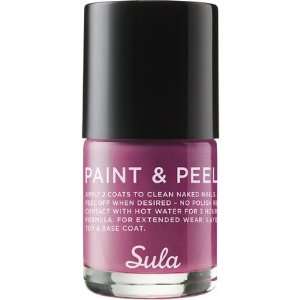  Sula Beauty Paint & Peel Nail Color Ruby 0.5 oz (Quantity 