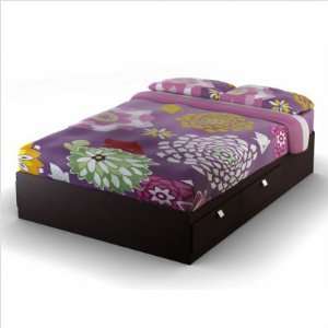  Cakao Contemporary Full Mates Bed in Endless Chocolate 