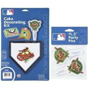   Baltimore Orioles Lay on Cake/Cupcake Decorations
