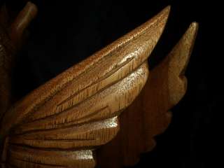 16 Suar Wood Hand Carved Pegasus Sculpture   Flight