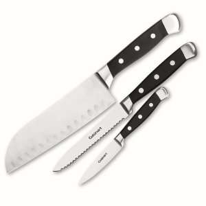 Cuisinart 3 Piece Knife Set in Hanging Gift Box  Kitchen 
