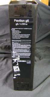 HP G6 1C36HE LAPTOP 2.2GHz CORE i3~4GB RAM~320GB HDD~W/ ORIGINAL BOX 
