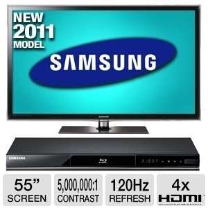  Samsung UN55D6000 55 Class LED HDTV Bundle Electronics