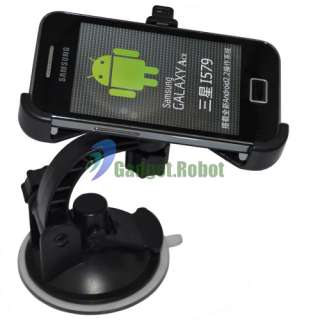 BLACK GEL CASE TPU COVER+CAR HOLDER MOUNT CHARGER+G FOR Samsung Galaxy 