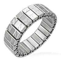 Stretchable Stainless Steel Thumb Band Ring Sz 8+ c18  
