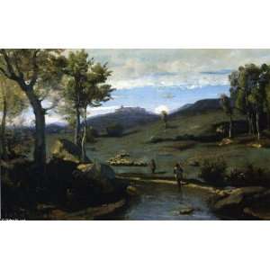   Jean Baptiste Corot   24 x 16 inches   Roman Campag