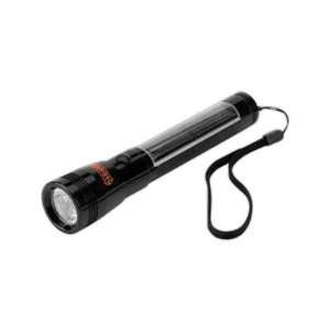 Solar torch camping 4 LED flashlight with an outdoor solar panel 