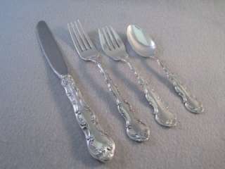 STRASBOURG Gorham Sterling Silver 4 Piece Place Setting ~  