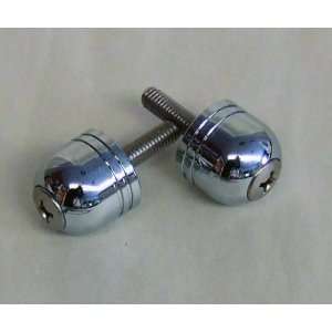 NCY Chrome Stubby Scooter Bar Ends 08001024  Sports 